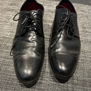 Men's lace up shoes vegan leather